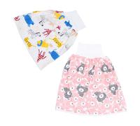 2 Pièces Pantalon D'apprentissage Imperméable en Coton Lavable | Réutilisable et Résistant à L’usure, Motif Imprimé Adorable, pour Garçons -nés, Usage Toilette