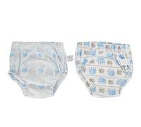 2 pièces pantalon de formation de pot bébé, pantalon de formation en coton unisexe enfant en bas âge sous-vêtements couche d'apprentissage lavable pour nourrissons nouveau-nés garçons filles(#4)