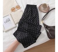 2 pièces Pantalon large pour jeunes : Style rayé vert et pantalon long rose décontracté ample, convenant aux adolescents. Avec un design de taille élastique confortable, c'est un ensemble de pantalons