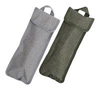 2 Pièces Paquet à Piquets de Tente Portable 30cm, Vert, Oxford | Pochette à Outils Multifonction, Rangement Léger Imperméable, pour Clous et Matériel, Randonnée, Survie Style Aléatoire