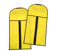2 Pièces Paquet de Rangement Imperméable Pvc Jaune avec Crochet | Grosse Capacité, Organisation Pratique, Design Suspendu pour Placards ou Crochets