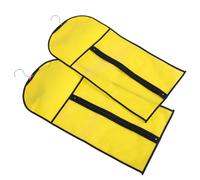 2 Pièces Paquet de Rangement pour Postiche Pvc Jaune, Suspendu | Grosse Capacité, pour Mèches et Bandeau, Rangement Compact, Waterproof