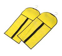 2 Pièces Paquet de Rangement pour Postiche Suspendu Pvc Jaune avec | Étanche, Design Peu Encombrant, pour Placard ou Porte, Simple et Pratique