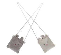 2 Pièces Paquet Kalimba 17 Touches Portable Léger en Coton Lin