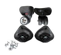 2 pièces/para A08 Roues pivotantes à 360 degrés Valise Roulettes de rechange Bagages Réparation Pièces Accessoires