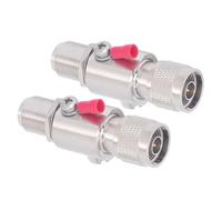2 Pièces Parafoudre, G-5.8GHz 50Ω 2.4G Coaxial de Type N Mâle à Femelle, Protecteur Contre Surtensions pour Radio CB, Équipement Radio Amateur, Stations de Base Bidirectionnelles