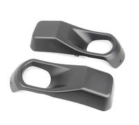 2 Pièces Pare-chocs Avant Voiture Gauche Et Droite Des Deux Barres Latérales Couvercles Phares Antibrouillard Pour JEEP Pour Wrangler JL 2018 + Grille de Devant(Avec trou)