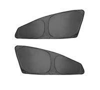 2 Pièces Pare-Soleil de Fenêtre Latérale de Voiture sur Mesure pour Tesla Model 3 Pare-Soleil de Confidentialité Ombrage Aveugle pour Camping Randonnée Accessoires de Repos,2pcs Front Side