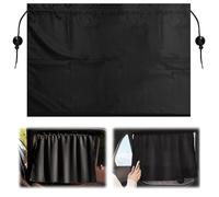 2 Pièces Pare Soleil Voiture Bébé Ventouse, 66.5x47cm Pare Soleil Voiture Arriere, Bloquer Les Rayons UV, Détachable Cache vitre Voiture pour Vitres Arrières for Camping Travel Children Sleeping