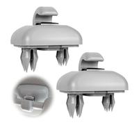 2 Pièces Pare Soleil Voiture Clips,Clip pour Pare-Soleil de Voiture,Rochets Fixation,Audi Crochet,Pièces de Rechange pour Car Pare-Soleils de Voiture avec Audi A1 A3 A4L A5 A6L A7 Q3 Q5 (8E0 857 562)