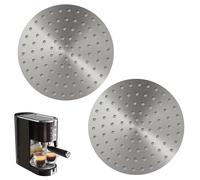 2 Pièces Passoire à Expresso 51 mm, Puck Screen 0,8 mm d'épaisseur, Filtre à Café Expresso en Acier Inoxydable Réutilisable, Éécran de Douche Inférieur, pour Porte-filtre Barista Accessoires