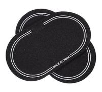 2 Pièces Patch de Peau de Tambour Double, Protection Tpe Noire | Renforce la Surface, Réduit les Harmoniques, Réutilisable, pour Peaux de Tambour et Joueurs de Batterie