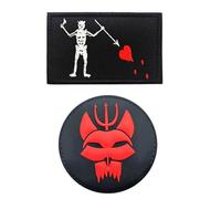 2 pièces Patch décoratif pour passionnés d'armée, patch « SEAL Team/DEVGRU » pour le bras, patchs pour sac à dos (As shown,1)