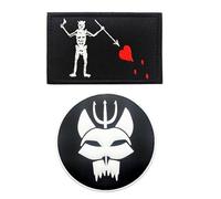 2 pièces Patch décoratif pour passionnés d'armée, patch « SEAL Team/DEVGRU » pour le bras, patchs pour sac à dos (As shown,2)