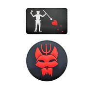 2 pièces Patch décoratif pour passionnés d'armée, patch « SEAL Team/DEVGRU » pour le bras, patchs pour sac à dos (As shown,4)