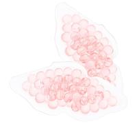 2 Pièces Patchs Lèvres Rafraîchissants Réutilisables en Tpu Rose | Usage à Domicile, Reste Élastique au Réfrigérateur, Soulage le Gonflement, Bloque la Lumière