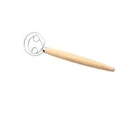 2 Pièces Pâte en Acier Inoxydable, Outil à Main pour Gâteaux | Mélangeur la Cuisine, Ustensiles à Pâtisserie, Batteurs à Main, Poignée en Bois, Facile à Nettoyer