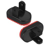 2 Pièces Patin de Pied D’échelle Télescopique Texturé, Plastique | Pieds D’échelle de Grenier et Modèles Télescopiques, Installation Simple, Stabilité Accrue, Sols Durs
