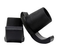 2 Pièces Patins de Marche Antidérapants en Plastique Noir