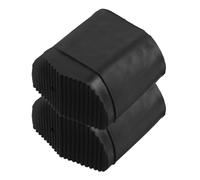 2 Pièces Patins de Pied D’échelle Pliable en Caoutchouc | Noir, Usage Intérieur pour Petits Espaces, Accessoires Légers et Portables, Solution Simple