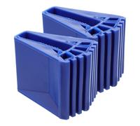 2 Pièces Patins en Caoutchouc, Pieds Antidérapants Bleus | Protection du Sol, Ajustement, pour Pieds de Ladders Télescopiques, Usage Chantier Intérieur