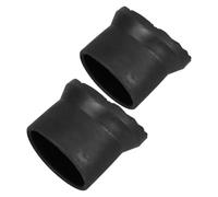 2 Pièces Patins pour Pieds D’échelle 1,89 Id en Pvc, Noir | Protection du Sol, Usage sur Escabeaux et Planchers Bois, Format 7,00x6,50x6,50cm
