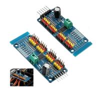 2 Pièces PCA9685 Pilote Servomoteur, Module PWM 16 Canaux 12 Bits I2C pour Arduino Raspberry Pi, Contrôleur Servo LED Moteur Haute Précision, Carte Driver PWM Extension Robotique DIY et Automatisation