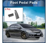 2 Pièces Pédales De Pieds Couvre-Pédales D'Accélérateur Pour Honda Civic 2006-2009 En Alliage D'Aluminium Ton Argent