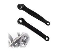 2 pièces Pédalier de vélo, 170 mm, Manivelle de vélo, Bras de manivelle pour vélo, Manivelles de manivelle, Bras de manivelle de vélo, Manivelle de vélo Noire, Convenant aux VTT et vélos