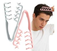 2 Pièces Peigne Cheveux À Texture Pliable, Peignes de Coiffage Volumineux avec Texture pour Volume, Peigne Grosse Dent Large, Outil Volumateur Roots Pour Franges, Pour Homme et Femme