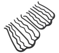 2 Pièces Peigne Latéral en U, Fourche à Cheveux Métallique Noire | Sept Dents, Forme Unique, Tenue Confortable, pour Cheveux Longs et Épais, Accessoire Coiffure Féminin