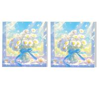 2 Pièces Peinture Numero Adulte, Noeud ChrysanthèMe, DIY Peinture par Numéros Kits, Avec Acrylique Pigment et Pinceaux, pour Décoration Les Murs de la Maison, Cadeaux D'anniversaire 80x80cm L4DY-289