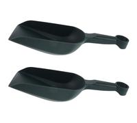 2 Pièces Pelle à Main de Jardin Plate en Plastique Vert