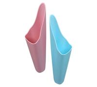 2 Pièces Pelle à Terreau pour Pots, Plastique, Embout Étroit | Outil Compact pour Intérieur et Extérieur, Poignée Confortable, Facile à Nettoyer, Adapté aux Substrats en Pot