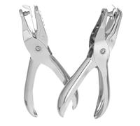2 Pièces Perforatrice Portable Trou en Métal Argenté, Ronde