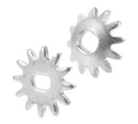2 Pièces Petit Engrenage de Cric 3t 4t en Métal Argenté | Pièce de Remplacement, Stockage Compact, pour Crics Hydrauliques, Ateliers de Garage et Points de Levage