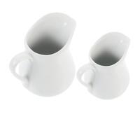 2 Pièces Petit Pichet à Lait en Céramique 100ml 250ml