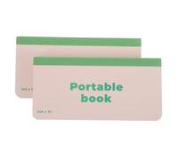 2 Pièces Petit Semainier de Poche en Papier Beige | Pages Blanches pour Idées, Usage Bureau, Format Compact, pour Élève et Enseignant