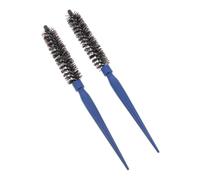 2 Pièces Petite Brosse Ronde 22mm pour Brushing, Coiffure Précise et | Embout Fin, Picots Nylon, Structure Compacte en Plastique et Métal, Réduit les Frisottis Pendant le Séchage
