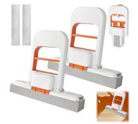 2 Pièces Petite Serpillière éponge avec 2 Têtes De Balai De Rechange Chrysanthème Blanc Double Orthographe Mini Mop Convient pour La Cuisine La Salle De Bain La Fenêtre Le Bureau Etc