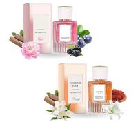 2 pièces Pheromones Perfumes for Women, Parfum Pheromone pour Femme, Parfum Pheromone Pour Femme, ecdf Pheromone Parfum Femme, Parfume D'huile De Phéromones Longue Durée (60ml, Jasmine Lily)