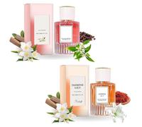 2 pièces Pheromones Perfumes for Women, Parfum Pheromone pour Femme, Parfum Pheromone Pour Femme, ecdf Pheromone Parfum Femme, Parfume D'huile De Phéromones Longue Durée (60ml, Peony Lily)
