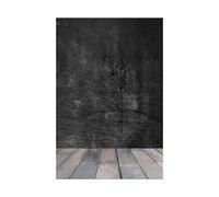 2 pièces Photographie Toile de Fond Planche Bois Texture Portrait arrière-Plan Enfants Photo Studio Plancher en Accessoires pour Studio Photo(Black2,100x150cm)
