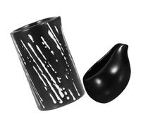 2 Pièces Pichet à Lait en Céramique Japonaise 200ml | Design Simple et Unique, Usage Polyvalent pour Lait, Crème, Miel, Sauces, Format 100ml