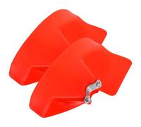 2 Pièces Pièce de Coupe-gazon en Nylon Rouge pour Débroussailleuse | Protection D’équipement, Entretien de Pelouse, Usage en Champs Agricoles, pour Paysagistes et Ouvriers
