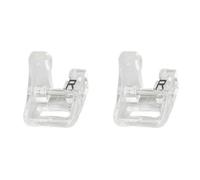 2 Pièces Pied-de-biche R Transparent, Remplacement de Pied de Broderie Transparent pour Machines à Coudre Viking, Broderie en Plastique Patchwork Pied-de-biche Machine à Coudre