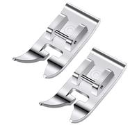 2 Pièces Pied De Biche Universel pour Machine À Coudre Pied De Couture Droit Pied Zigzag Accessoires Multifonctions Convient À Toutes Les Machines À Coudre À Tige Basse Singer Brother Janome Babylock