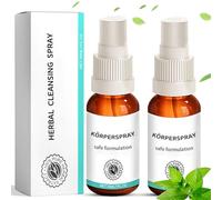 2 Pièces Pieds Spray, 30 ML Spray, Spray Nettoyant à Base de Plantes, Sprays pour Les Pieds et Ongles, Soin des Pieds Contre le, Doux et Non Irritant, Convient à un Usage Quotidien