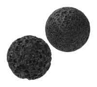 2 Pièces Pierre Exfoliante à Texture Naturelle | Pierre de Lave, Usage Humide ou Sec, Forme Ergonomique, pour Travailleurs et Artisans, 1,97 Pouce