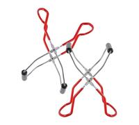 2 Pièces Pince à Bocaux Antidérapante Rouge, Poignée | Transport de Bocaux, Finition Fer Plaqué et Pp, Design Simple Moderne, Prise Sûre pour Conserve